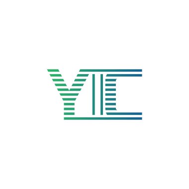 Modern YIC Logo Tasarımı. İş Kimliği için YIC Minimalist, Profesyonel ve Çok Yönlü Markalaştırma Simgesi