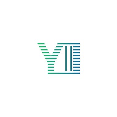 Modern YII Logo Tasarımı. Harf YII İş Kimliği Minimalist, Profesyonel ve Çok Yönlü Markalaştırma Simgesi
