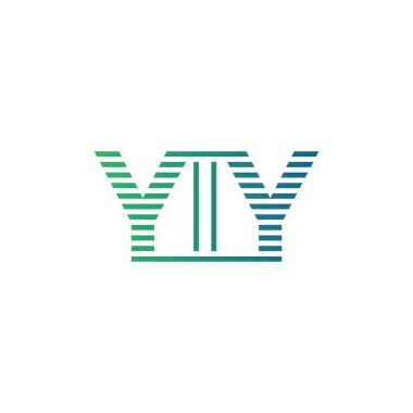 Modern YIY Logo Tasarımı. İş Kimliği için YIY Minimalist, Profesyonel ve Çok Yönlü Markalaştırma Simgesi