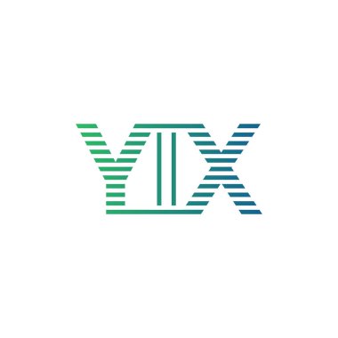Modern YIX Logo Tasarımı. YIX Minimalist, Profesyonel ve İşletme Kimliği İçin Çok Yönlü Markalaştırma Simgesi