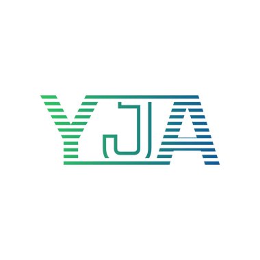 Modern YJA Logo Tasarımı. YJA 'nın Minimalist, Profesyonel ve Çok Yönlü İşletme Kimliği Simgesi