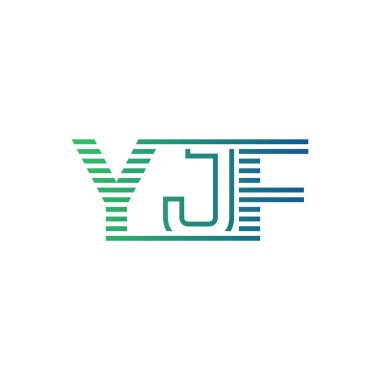 Modern YJF Logo Tasarımı. YJF Minimalist, Profesyonel ve Çok Yönlü İşletme Kimliği Simgesi