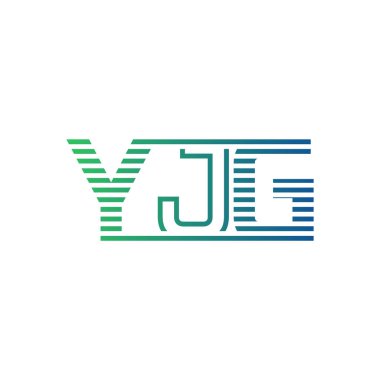 Modern YJG Logo Tasarımı. YJG 'nin Minimalist, Profesyonel ve Çok Yönlü İşletme Kimliği Simgesi