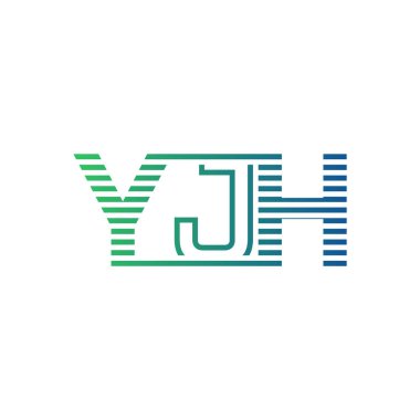 Modern YJH Logo Tasarımı. YJH Minimalist, Profesyonel ve Çok Yönlü İşletme Kimliği Simgesi