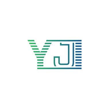 Modern YJI Logo Tasarımı. YJI Minimalist, Profesyonel ve Çok Yönlü İşletme Kimliği Simgesi