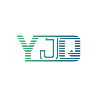 Modern YJQ Logo Tasarımı. İş Kimliği için YJQ Minimalist, Profesyonel ve Çok Yönlü Markalaştırma Simgesi