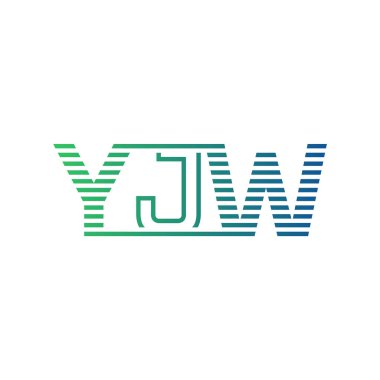 Modern YJW Logo Tasarımı. YJW Minimalist, Profesyonel ve Çok Yönlü İşletme Kimliği Simgesi