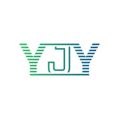Modern YJY Logo Tasarımı. YJY Minimalist, Profesyonel ve Çok Yönlü İşletme Kimliği Simgesi