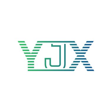 Modern YJX Logo Tasarımı. YJX 'in Minimalist, Profesyonel ve Çok Yönlü İşletme Kimliği Simgesi