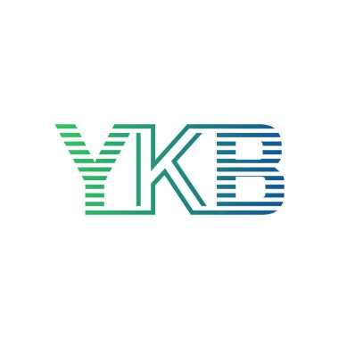Modern YKB Logo Tasarımı. YKB Minimalist, Profesyonel ve Çok Yönlü İşletme Kimliği Simgesi