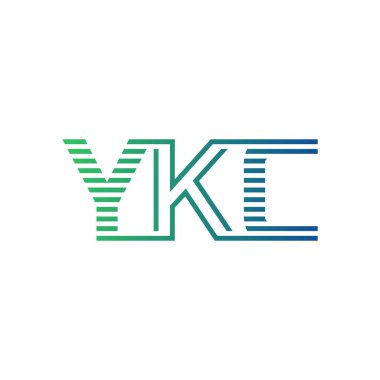 Modern YKC Logo Tasarımı. Harf YKC İş Kimliği Minimalist, Profesyonel ve Çok Yönlü Markalaştırma Simgesi