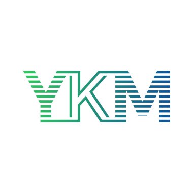Modern YKM Logo Tasarımı. İş Kimliği için YKM Minimalist, Profesyonel ve Çok Yönlü Markalaştırma Simgesi