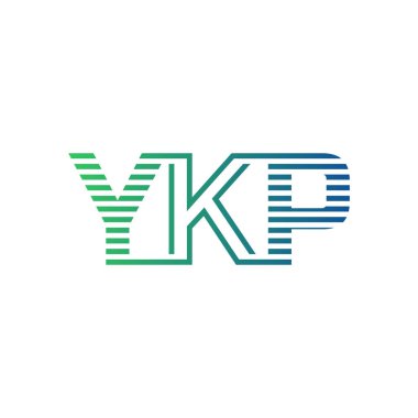 Modern YKP Logo Tasarımı. YKP 'nin Minimalist, Profesyonel ve Çok Yönlü İşletme Kimliği Simgesi