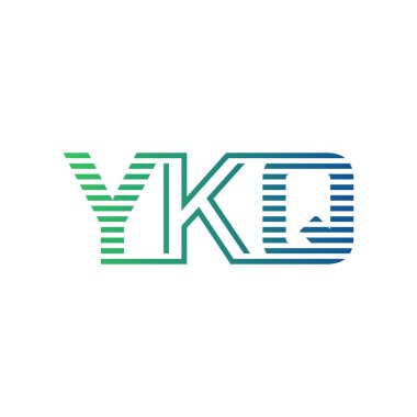 Modern YKQ Logo Tasarımı. YKQ Minimalist, Profesyonel ve İş Kimliği için Çok Yönlü Markalaştırma Simgesi