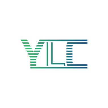 Modern YLC Logo Tasarımı. Harf YLC İş Kimliği Minimalist, Profesyonel ve Çok Yönlü Markalaştırma Simgesi