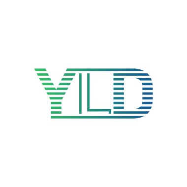Modern YLD Logo Tasarımı. İş Kimliği için YLD Minimalist, Profesyonel ve Çok Yönlü Markalaştırma Simgesi