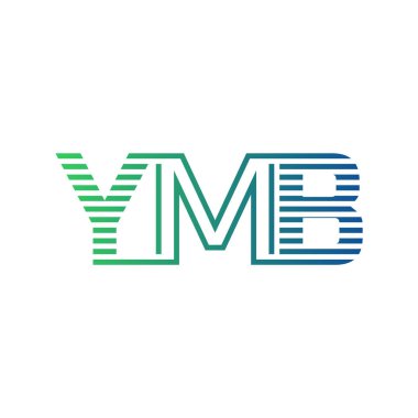 Modern YMB Logo Design. Letter YMB Minimalist, Professional, and Versatile Branding Icon for Business Identity clipart