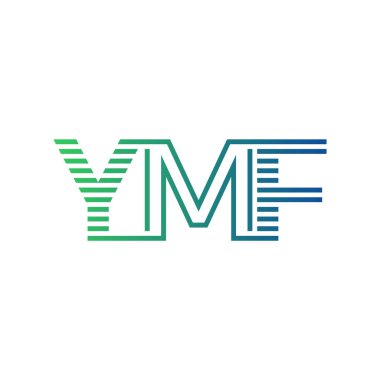 Modern YMF Logo Tasarımı. YMF Minimalist, Profesyonel ve Çok Yönlü İşletme Kimliği Simgesi