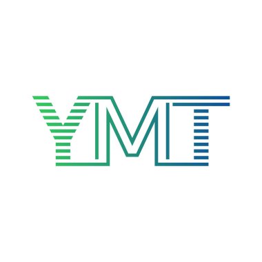 Modern YMT Logo Tasarımı. YMT Minimalist, Profesyonel ve İş Kimliği için Çok Yönlü Markalaştırma Simgesi