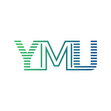 Modern YMU Logo Tasarımı. YMU Minimalist, Profesyonel ve Çok Yönlü İşletme Kimliği Simgesi