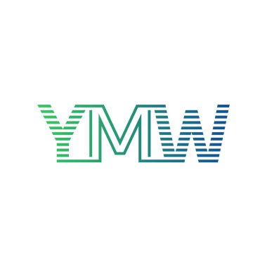 Modern YMW Logo Tasarımı. YMW Minimalist, Profesyonel ve Çok Yönlü İşletme Kimliği Simgesi