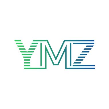 Modern YMZ Logo Tasarımı. YMZ Minimalist, Profesyonel ve Çok Yönlü İşletme Kimliği Simgesi