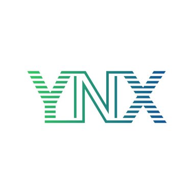 Modern YNX Logo Tasarımı. Harf YNX Minimalist, Profesyonel ve İş Kimliği için Çok Yönlü Markalaştırma Simgesi