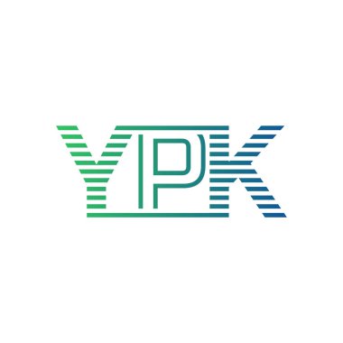 Modern YPK Logo Tasarımı. İş Kimliği için YPK Minimalist, Profesyonel ve Çok Yönlü Markalaştırma Simgesi