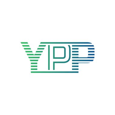 Modern YPP Logo Tasarımı. Harf YPP İş Kimliği Minimalist, Profesyonel ve Çok Yönlü Markalaştırma Simgesi