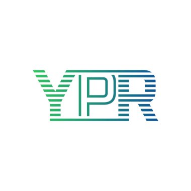 Modern YPR Logo Tasarımı. Harf YPR İşletme Kimliği Minimalist, Profesyonel ve Çok Yönlü Markalaştırma Simgesi