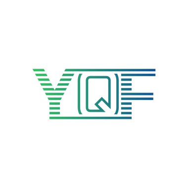 Modern YQF Logo Tasarımı. YQF Minimalist, Profesyonel ve Çok Yönlü İşletme Kimliği Simgesi