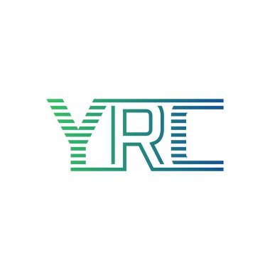 Modern YRC Logo Tasarımı. Harf YRC İş Kimliği Minimalist, Profesyonel ve Çok Yönlü Markalaştırma Simgesi