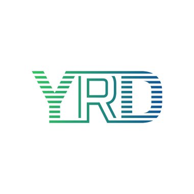 Modern YRD Logo Tasarımı. YRD 'nin Minimalist, Profesyonel ve Çok Yönlü İşletme Kimliği Simgesi
