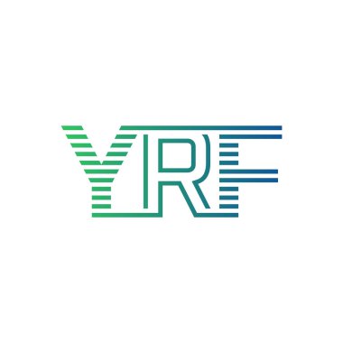 Modern YRF Logo Tasarımı. YRF Minimalist, Profesyonel ve Çok Yönlü İşletme Kimliği Simgesi