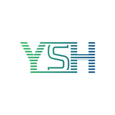 Modern YSH Logo Tasarımı. YSH Minimalist, Profesyonel ve Çok Yönlü İşletme Kimliği Simgesi