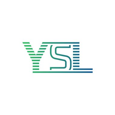 Modern YSL Logo Tasarımı. YSL Minimalist, Profesyonel ve Çok Yönlü İşletme Kimliği Simgesi