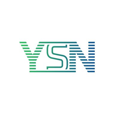 Modern YSN Logo Tasarımı. YSN Minimalist, Profesyonel ve Çok Yönlü İşletme Kimliği Simgesi