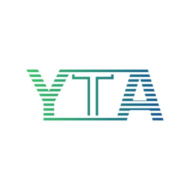 Modern YTA Logo Tasarımı. Harf YTA Minimalist, Profesyonel ve İş Kimliği için Çok Yönlü Markalaştırma Simgesi
