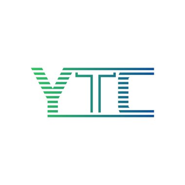 Modern YTC Logo Tasarımı. YTC Minimalist, Profesyonel ve İş Kimliği için Çok Yönlü Markalaştırma Simgesi