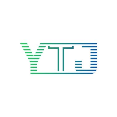 Modern YTJ Logo Tasarımı. YTJ Minimalist, Profesyonel ve İşletme Kimliği İçin Çok Yönlü Markalaştırma Simgesi