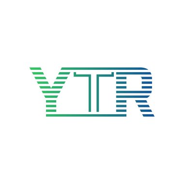 Modern YTR Logo Tasarımı. Harf YTR İşletme Kimliği Minimalist, Profesyonel ve Çok Yönlü Marka Simgesi