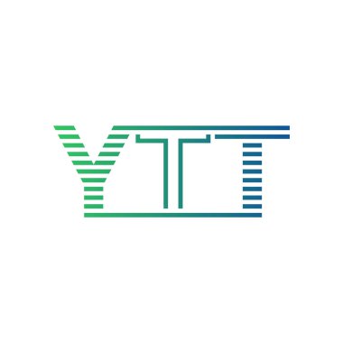 Modern YTT Logo Tasarımı. YTT Minimalist, Profesyonel ve İş Kimliği için Çok Yönlü Markalaştırma Simgesi