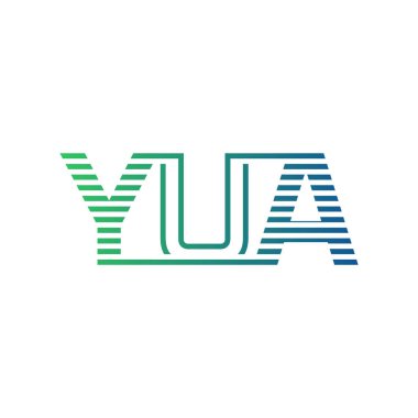 Modern YUA Logo Tasarımı. İş Kimliği İçin Minimalist, Profesyonel ve Çok Yönlü Markalaştırma Simgesi