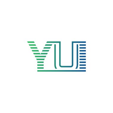 Modern YUI Logo Tasarımı. İş Kimliği için YUI Minimalist, Profesyonel ve Çok Yönlü Markalaştırma Simgesi