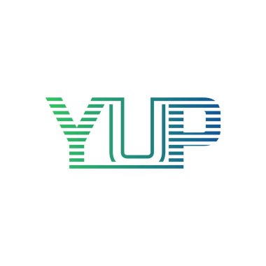 Modern YUP Logo Tasarımı. YUP Minimalist, Profesyonel ve İş Kimliği için Çok Yönlü Markalaştırma Simgesi