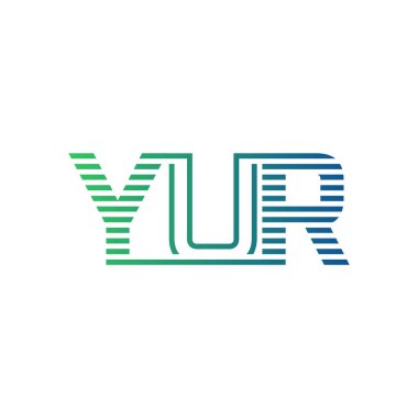 Modern YUR Logo Design. Letter YUR Minimalist, Professional, and Versatile Branding Icon for Business Identity clipart