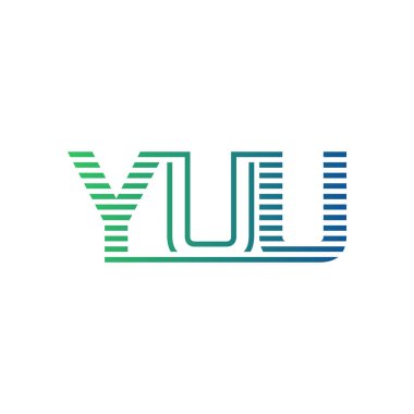 Modern YUU Logo Tasarımı. İş Kimliği İçin Minimalist, Profesyonel ve Çok Yönlü Markalaştırma Simgesi