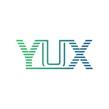Modern YUX Logo Tasarımı. YUX 'un Minimalist, Profesyonel ve Çok Yönlü İşletme Kimliği Simgesi