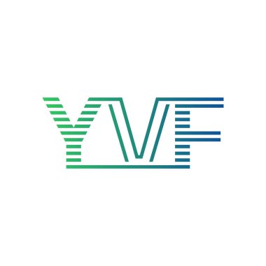 Modern YVF Logo Tasarımı. YVF Minimalist, Profesyonel ve Çok Yönlü İşletme Kimliği Simgesi