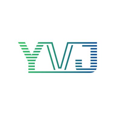 Modern YVJ Logo Tasarımı. YVJ Minimalist, Profesyonel ve Çok Yönlü İşletme Kimliği Simgesi